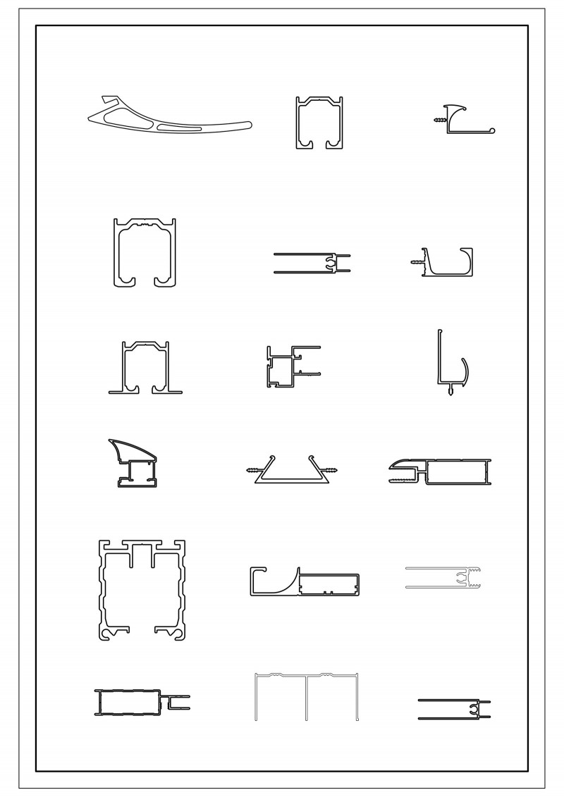 Furniture type profiles