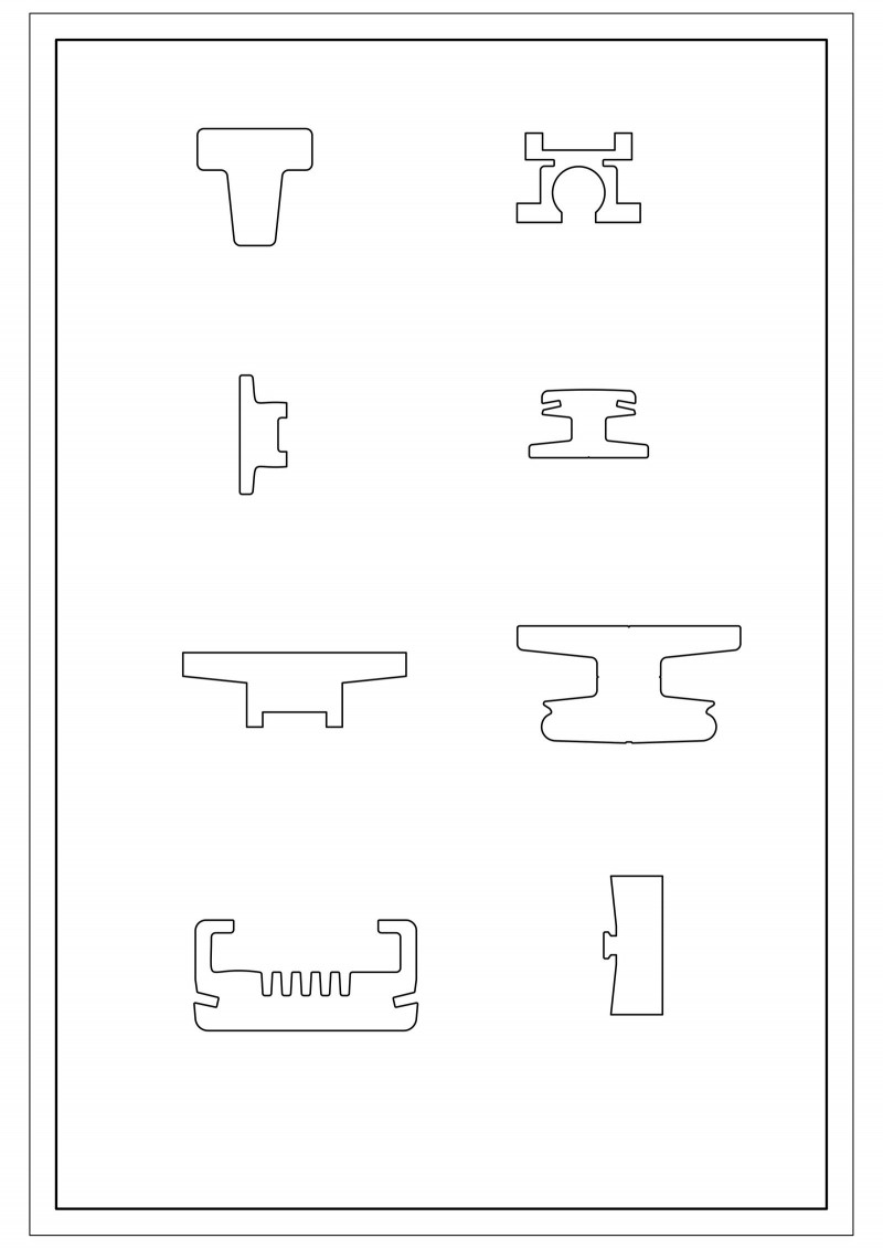 Rail transit type profiles